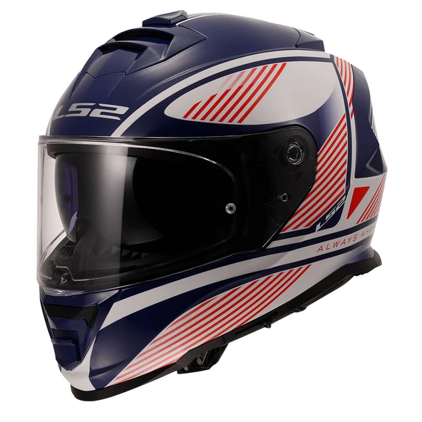 Ls2 Storm 2 Dodger Beyaz-Navy Mavi Kask L - 3
