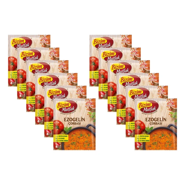 Bizim Mutfak Ezo Gelin Çorbası 80 gr x 12 Adet