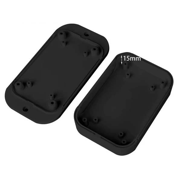 AK-W-67 100x67x22mm Plastik Kutu Siyah Renk Duvar Montaj Tip Elektronik Devre Cihaz Ev Otomasyon Personel Takip Kapı Giriş Otomasyon Endüstriyel Kontrol - 8