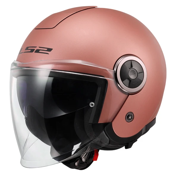 Ls2 Classy Mat Gold Pembe Kask S