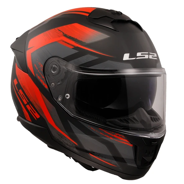 Ls2 Stream 2 Fury Mat Siyah-Gri-Kırmızı Kask 3Xl - 6