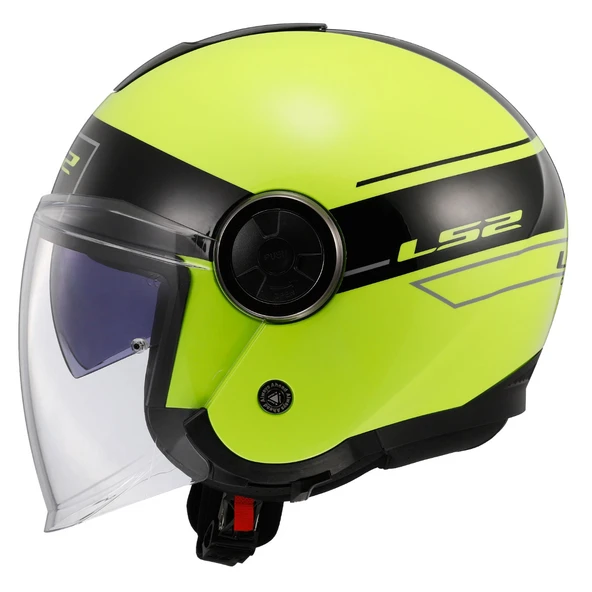 Ls2 Classy Classıc Siyah-Neon Sarı Kask L - 2