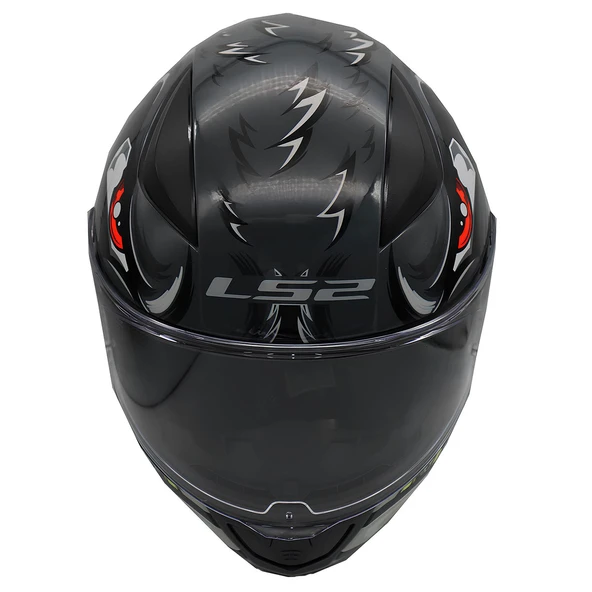 Ls2 Rapıd 2 Spox Gri-Kırmızı Kask 3Xl - 3
