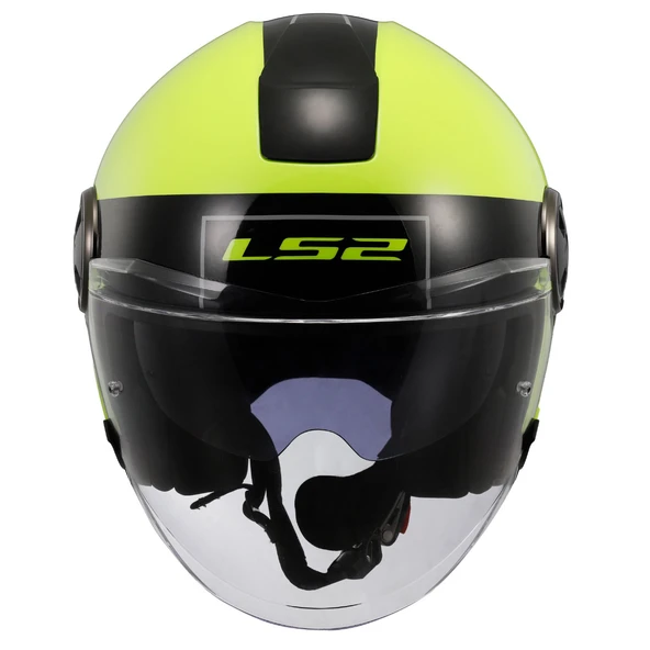 Ls2 Classy Classıc Siyah-Neon Sarı Kask M - 4