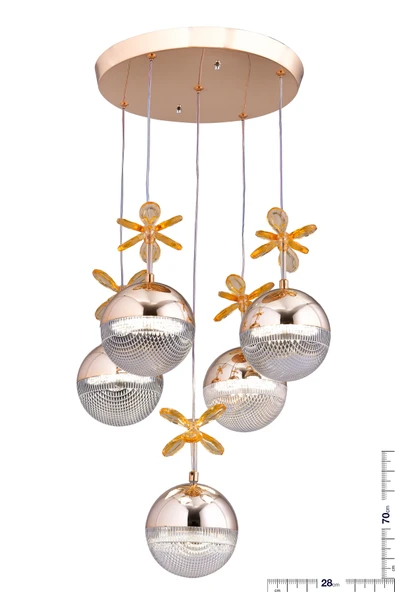 ROSALİ 5 TOP GOLD AVİZE - 2