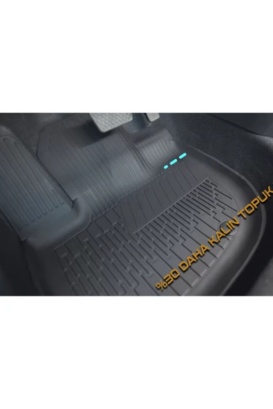 Sahler Honda City 2019+ Uyumlu 4.5D Premium Havuzlu Paspas ve Liner Marka 3D Bagaj Havuzu - Resim 4