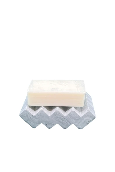 Banyo Mutfak Tuvalet Beton Katı Sabunluk Zikzak Model