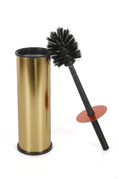 Dekoratif Gold Tuvalet Fırçası Wc Banyo Klozet Fırçası 35 Cm - 9