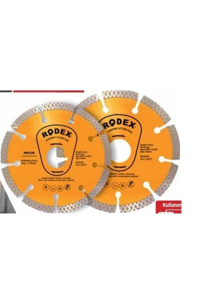 Rodex ELMAS KESME DİSKİ FAST X SEGMENT 115MM (RRX115)