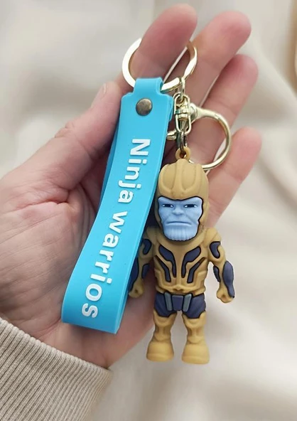 Anahtarlık Avengers Thanos Silikon Anahtarlık Çanta Süsü Karakter Figür Oyuncak Aksesuar ürün görseli