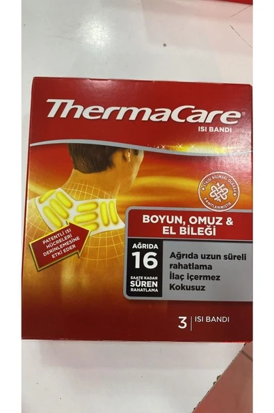 Thermacare Isı Bandı Boyun Omuz El Bileği 3 Adet (SKT:06/2025)