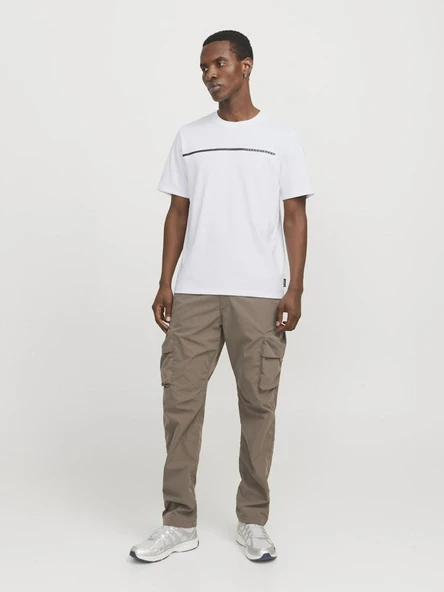 Jack Jones Fusıon Full Brendıng Erkek Tişört 12273120 - 3
