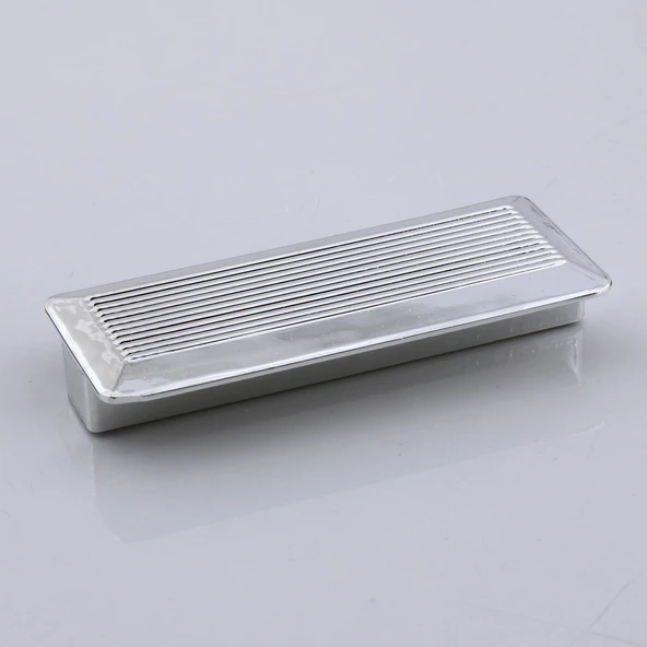 Elit Gümüş Plastik Kulp 64 mm Mutfak Mobilya Çekmece Mutfak Dolap Dolabı Kulpları Kapak Kulbu 6.4 cm - Resim 5