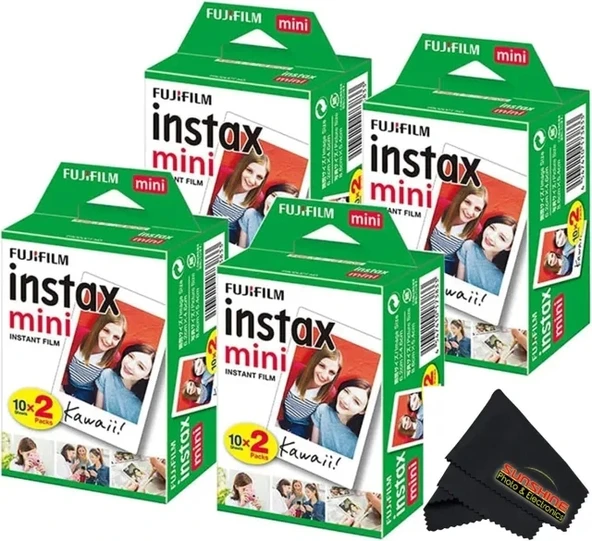 Fujifilm Instax Mini Instant Film (3 İkiz Paket, Toplam 60 Resim) - 7
