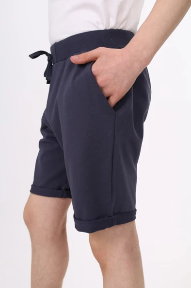 Toontoy Erkek Çocuk Paçası Katlı Şort - Resim 7