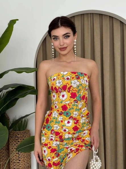 Emelıe Straplez Elbise - 3