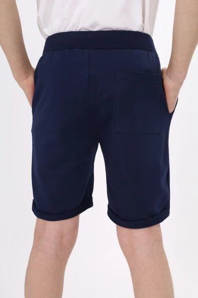 Toontoy Erkek Çocuk Paçası Katlı Şort - Resim 3