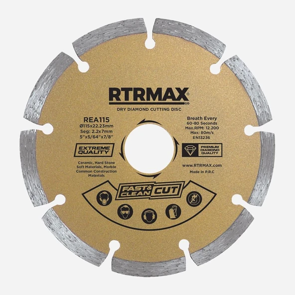 Rtrmax REA230 Soketli Elmas Testere 230*22MM - 1