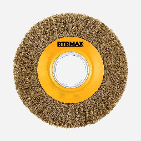 Rtrmax RH23175 Saçaklı Daire Tel Fırça 175 mm