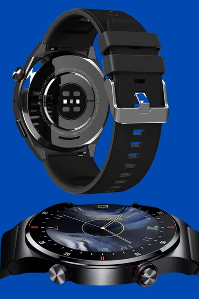 Akıllı Saat Amoled Ekran Bluetooth Bağlantılı Sesli Görüşme Nabız Ölçer - 4