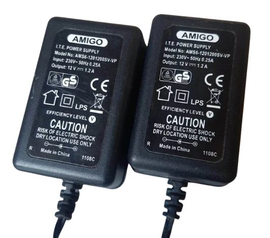 Amigo 12V 1A Modem ve Arduino Uyumlu Plastik Kasa Priz Tipi Adaptör AMS56-1201200SV-VP - 3