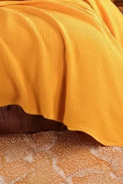 Ecocel Pike Örtü Bebek 100x120cm Karde Hardal - Resim 2