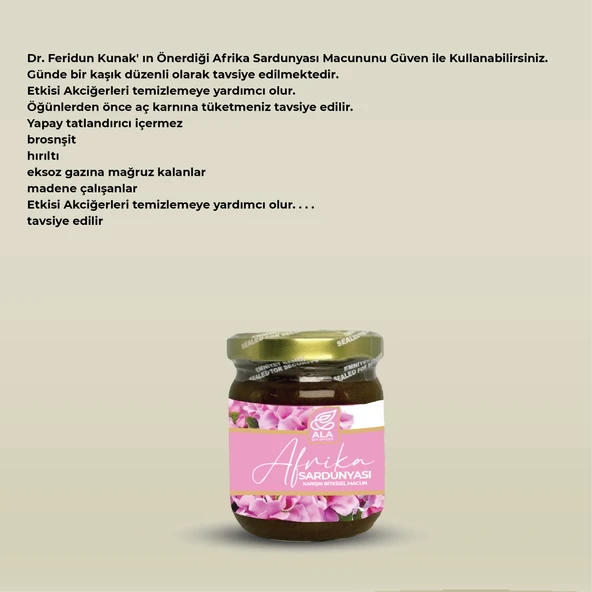 AFRİKA SARDUNYASI MACUNU Özel üretim mentollü Okaliptuslu 240GR - 2