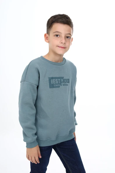 Toontoy Erkek Çocuk Best Mood Baskılı Sweatshirt - 12
