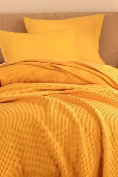 Ecocel Pike Örtü Bebek 100x120cm Karde Hardal - Resim 3