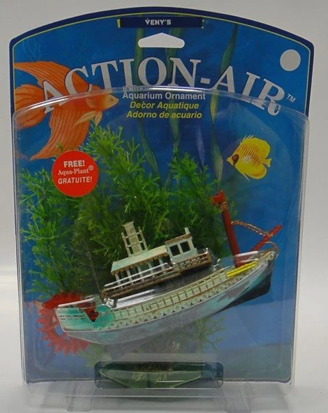 Venys OP-30 Akvaryum Gemi Dekoru- Bitki hediyeli ürün görseli 1