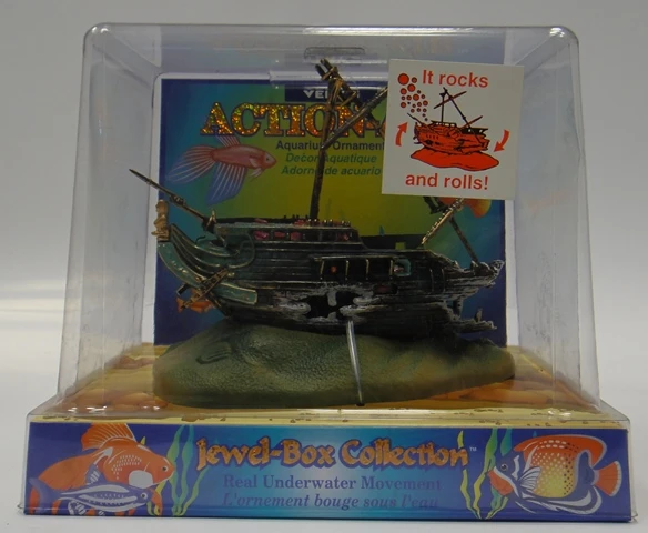 Venys O-90 Akvaryum Dekoru-Sallanan Batık Gemi - Resim 2