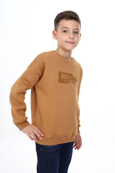 Toontoy Erkek Çocuk Best Mood Baskılı Sweatshirt - 8