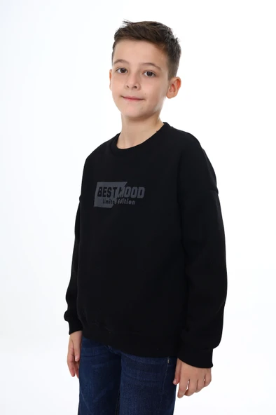 Toontoy Erkek Çocuk Best Mood Baskılı Sweatshirt - 2