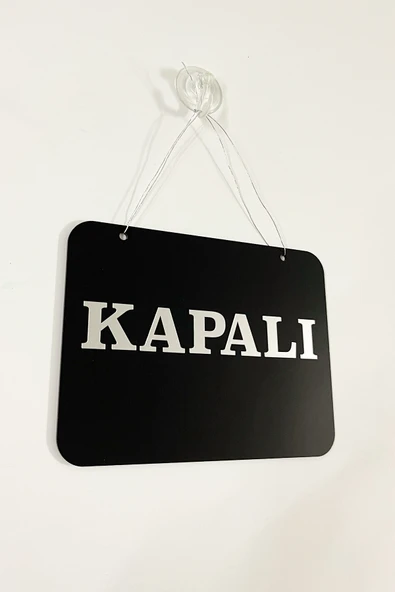 Mağaza Açık Kapalı Tabelası Pleksi - 20*15 Cm - Aynalı Gümüş Pleksi - 2