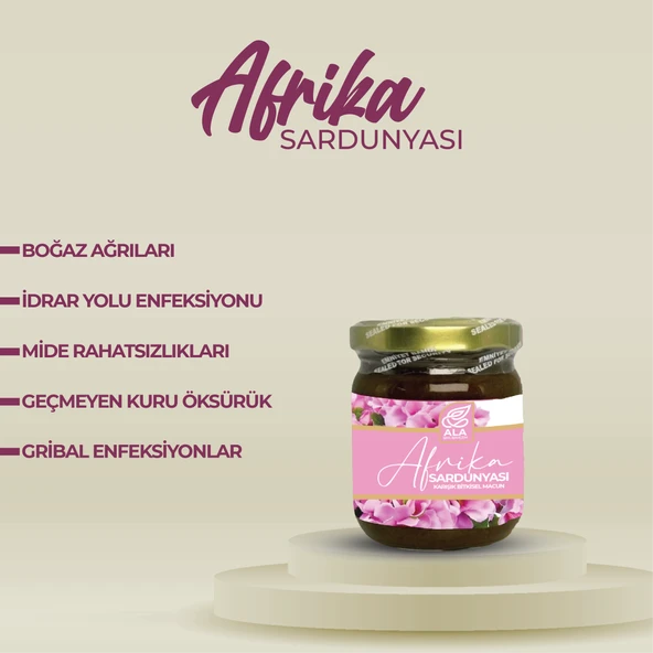 AFRİKA SARDUNYASI MACUNU Özel üretim mentollü Okaliptuslu 240GR