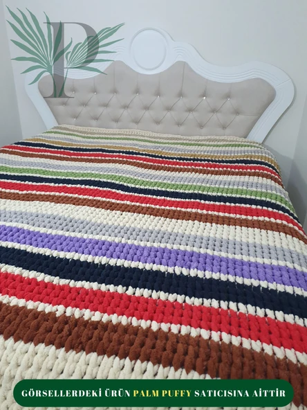 PALM PUFFY ÇİFT KİŞİLİK BATTANİYE - 2
