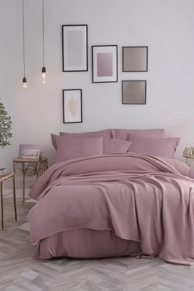 Ecocel Pike Örtü Battal MegaKing 260x230cm Karde Mürdüm