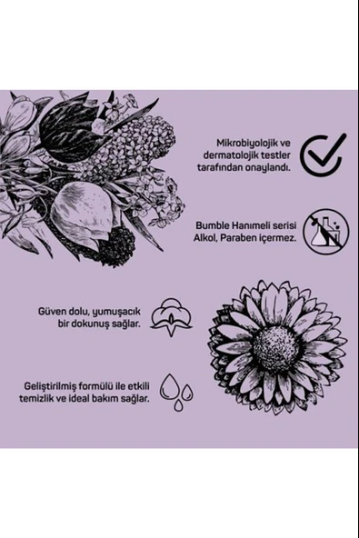 BUMBLE HANIMELİ ISLAK MENDİL 100 YAPRAK 6'LI PAKET - 2