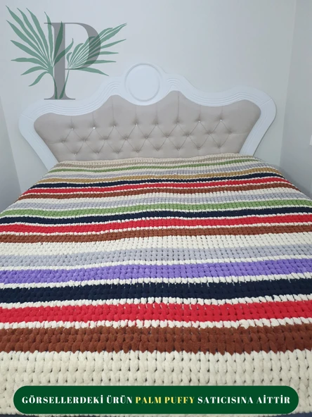 PALM PUFFY ÇİFT KİŞİLİK BATTANİYE - 4