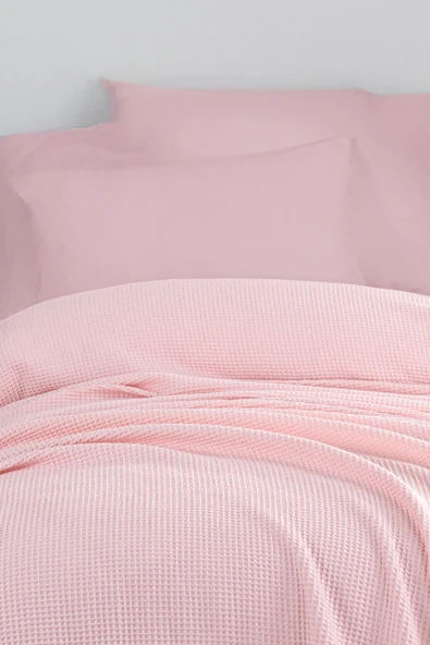 Ecocel Pike Örtü Bebek 100x120cm Karde PudraPembe - 3