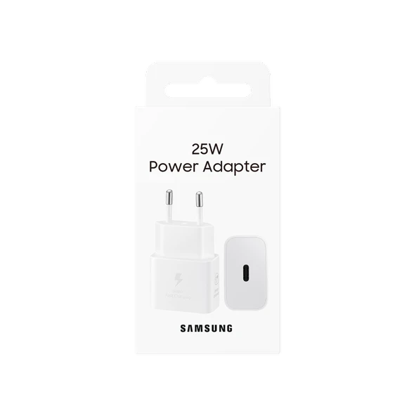 Samsung EP-TA800N 25W USB-C Hızlı Şarj Adaptörü Orjinal Beyaz - 4