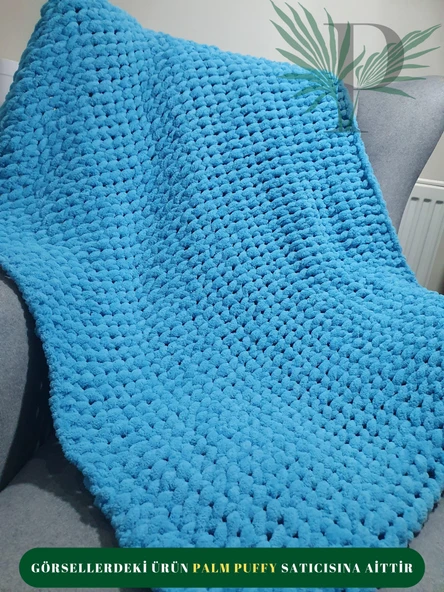 PALM PUFFY MAVİ BEBEK BATTANİYESİ