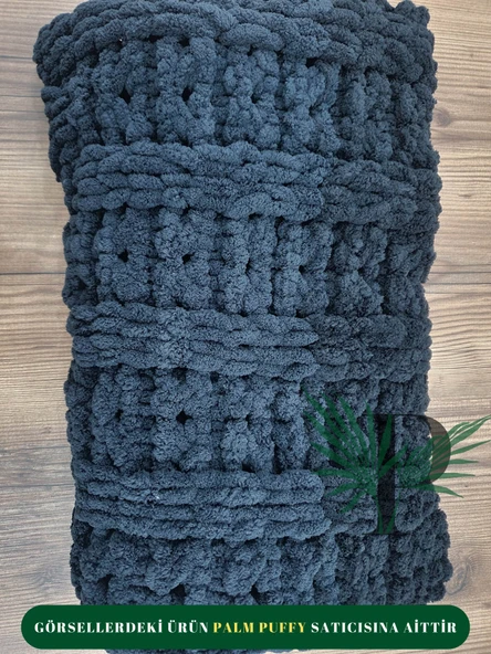 PALM PUFFY BAŞAK ÖRGÜLÜ BEBEK BATTANİYESİ - 2