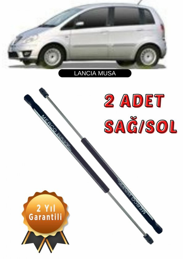 Lancia Musa (04-12) Bagaj Amortisörü Takım 46830389