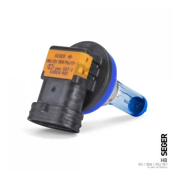 Seger H8 12V 35W Xenon White Ultra (4.000K Beyaz Işık) - 2