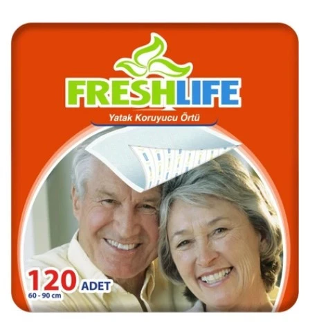 Fresh Life Yatak Koruyucu Örtü 60x90 30 Adet 4 lü