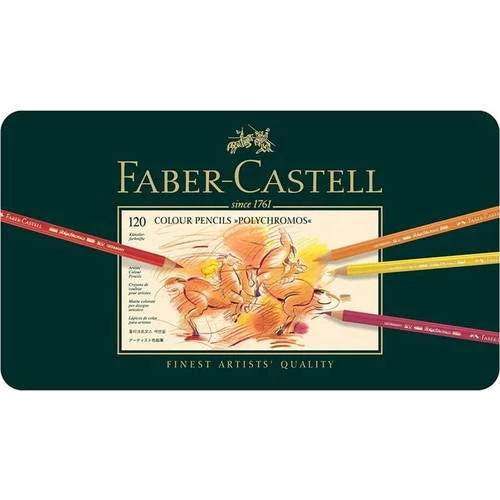Faber-Castell Polychromos Kuru Boya 120 Renk Metal Kutu - 3