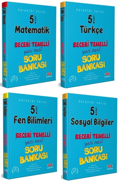 Data Yayınları 5. Sınıf Yeni Nesil Tüm Dersler Soru Bankası Seti - 2