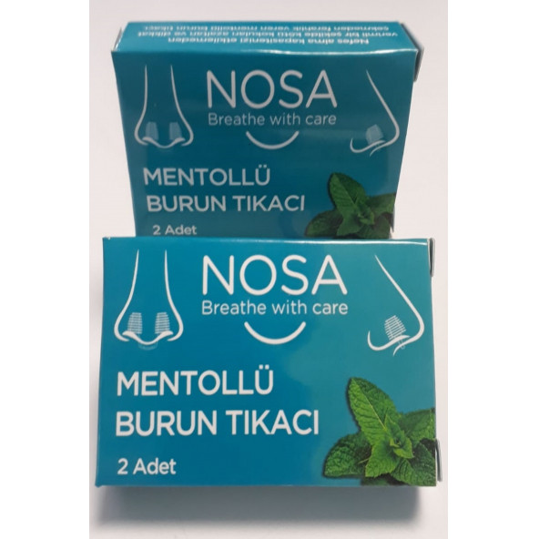 Doku Nosa Mentollü Burun Tıkacı (KUTU İÇERİSİNDE 2 ADET)
