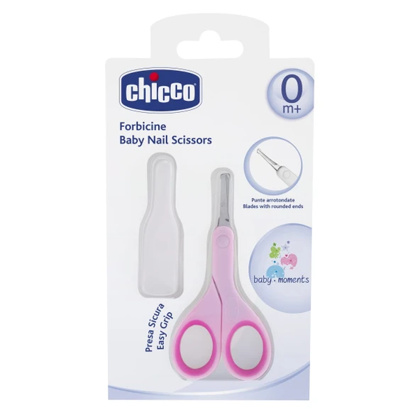 Chicco Chicco Kapaklı Tırnak Makası - Pembe